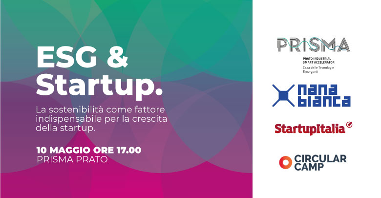 locandina evento esg & startup